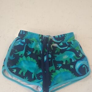 Birdie Bean Dinosaur Print Swim Shorts